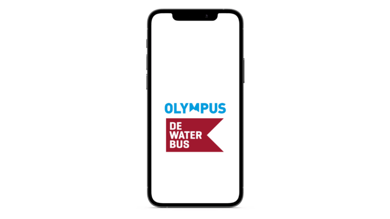 Je vindt DeWaterbus in de Olympus-app